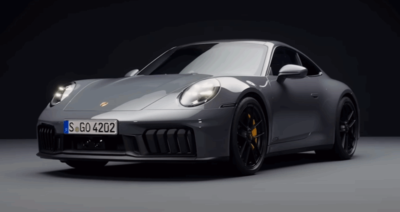 Sivé Porsche GTS