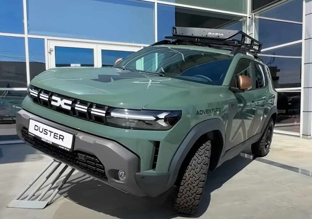 zelená Dacia Duster III