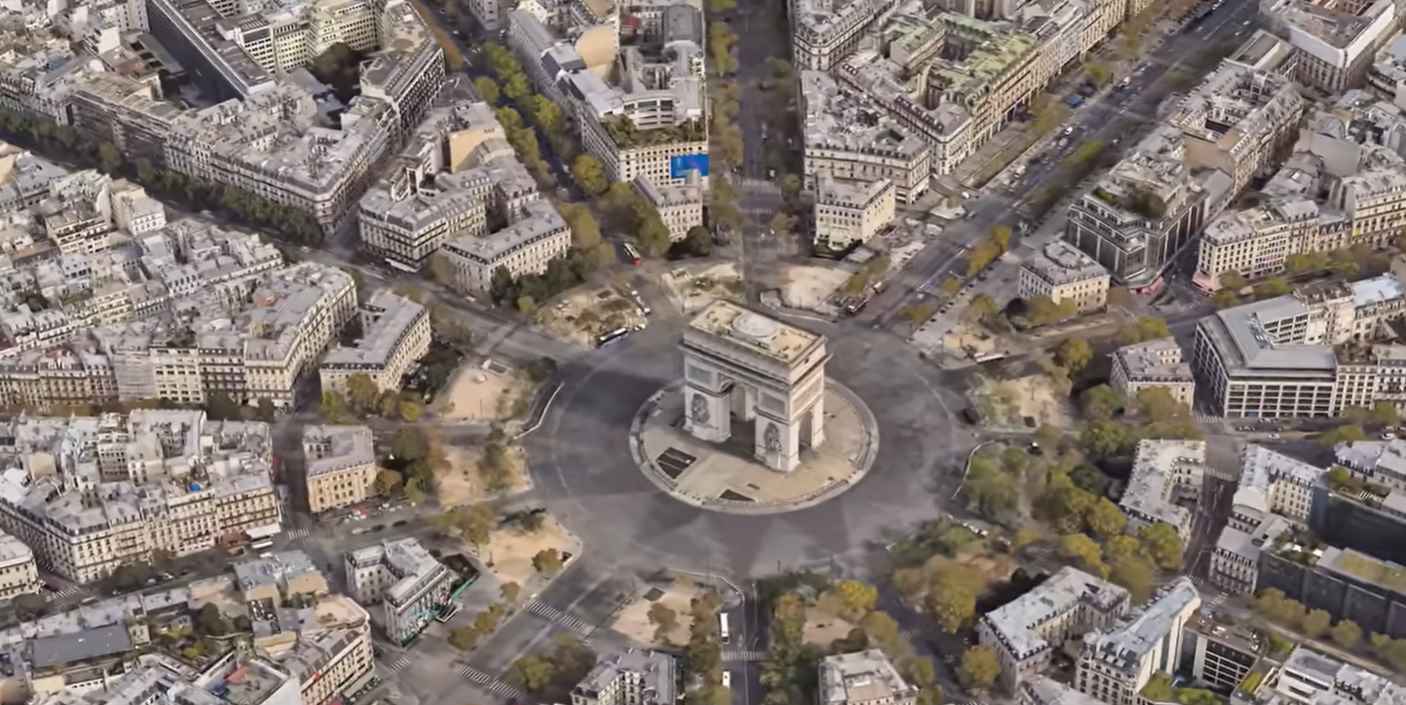 Paríž Víťazný oblúk