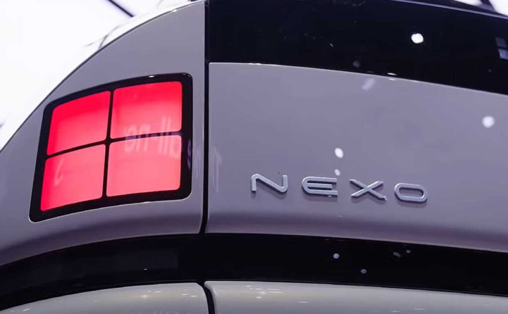 Hyundai NEXO zadné svetlo