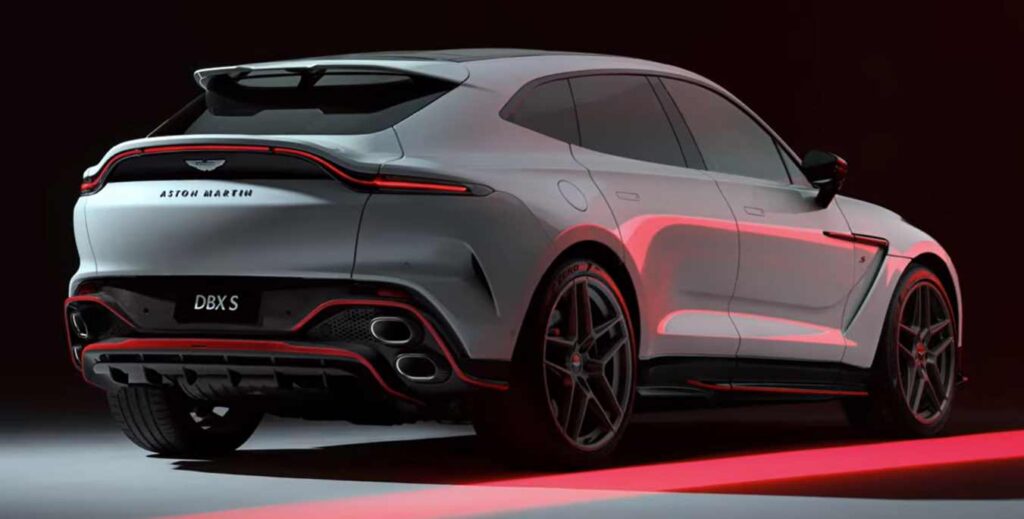 Aston Martin DBX zozadu