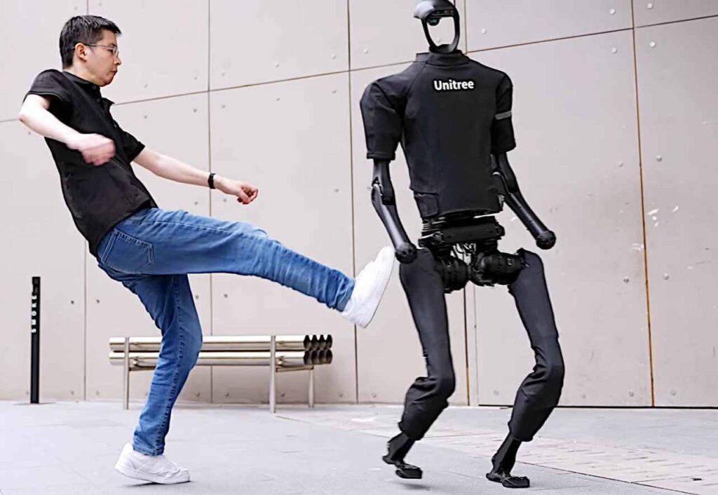 Človek a Humanoidný robot