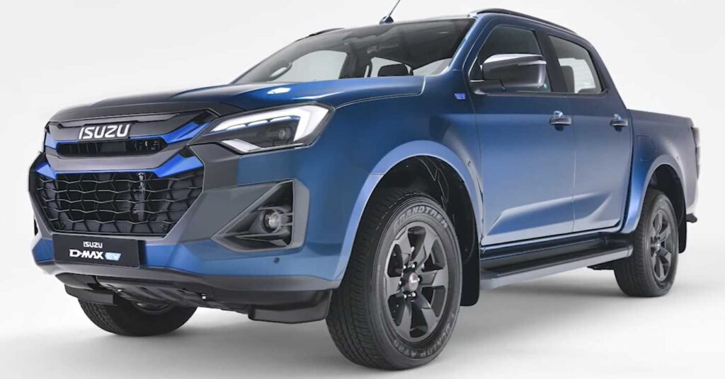 Modré ISuzu Dmax EV