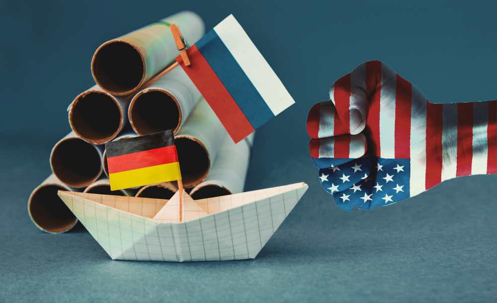 Nord Stream 2 vlajky