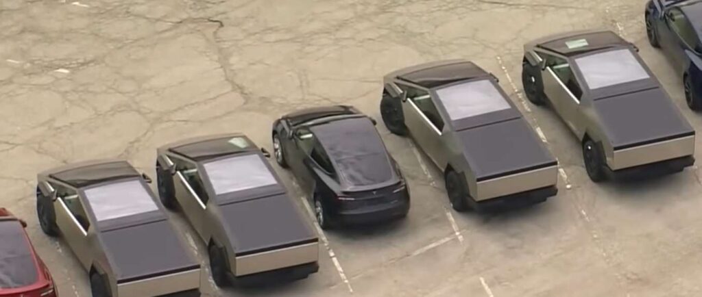 Parkovisko Tesla