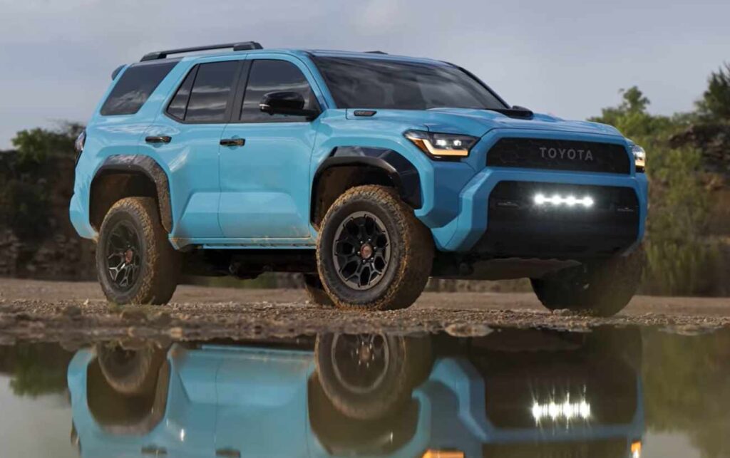 Toyota modrá farba