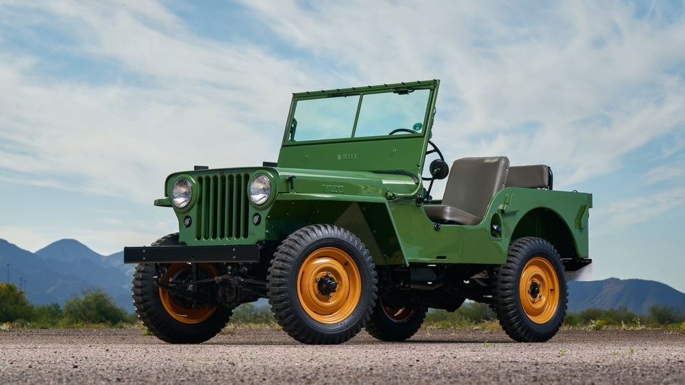 ako novy, zrekonstruovany Willys Jeep
