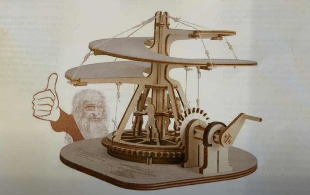 Da Vinci vzdušná skrutka