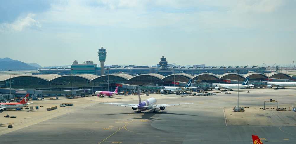 HONG KONG letisko