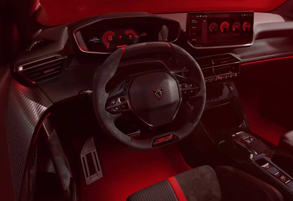 Peugeot interiér E GTi