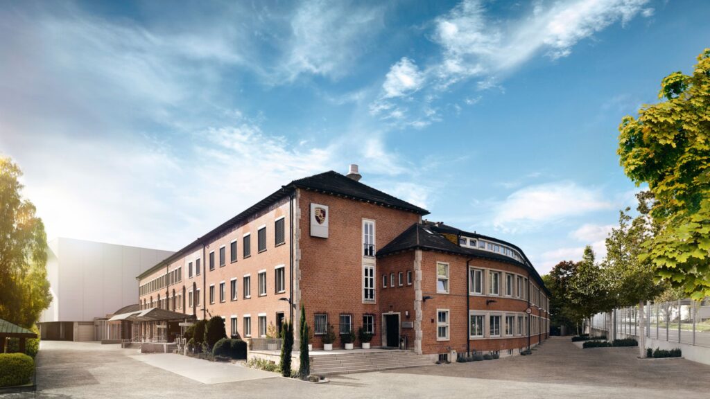 The original building, cize budova PORSCHE