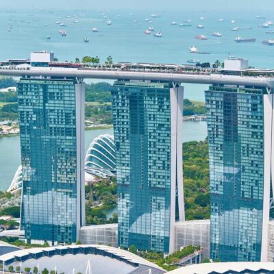 Slavný hotel Marina Bay Sands