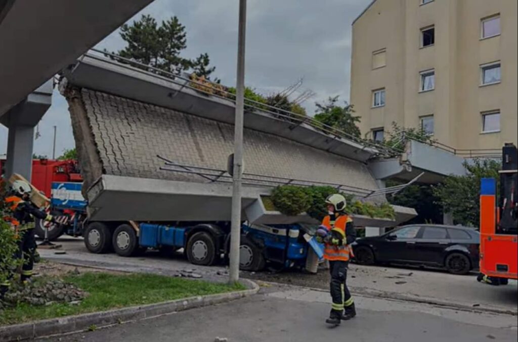 Spadnutý most Linz