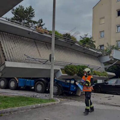 Spadnutý most Linz