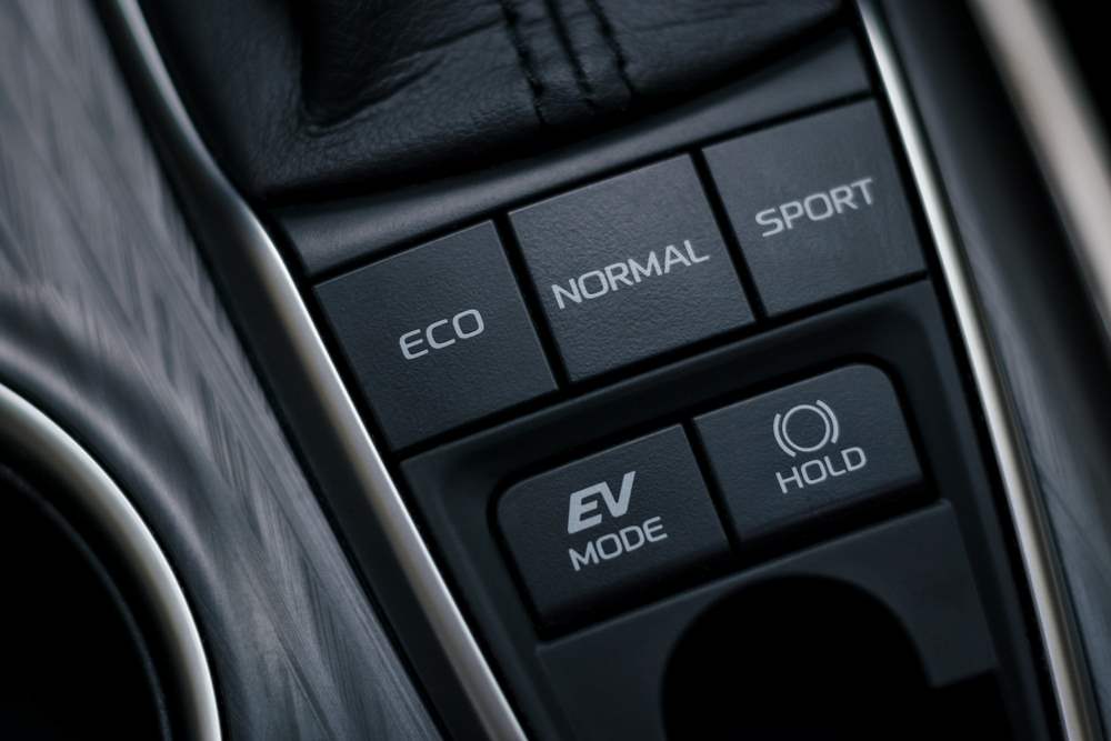 Tlačidlo Sport Mod