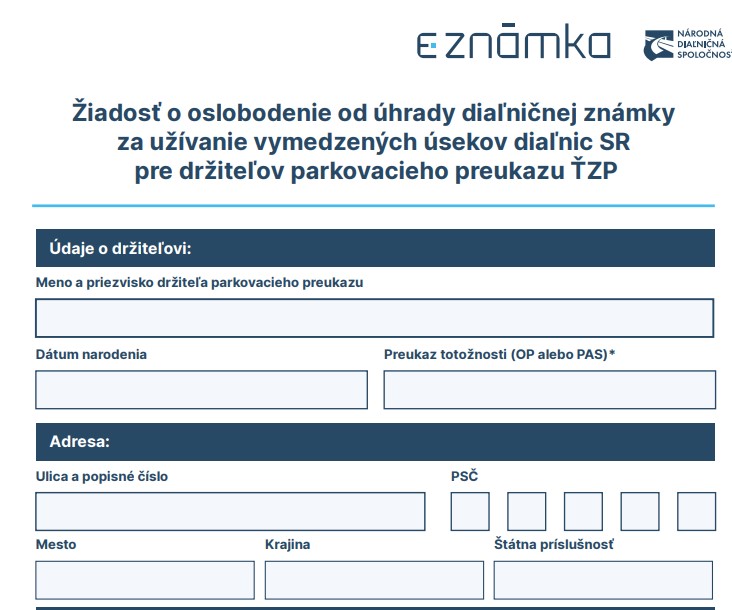 ziadost