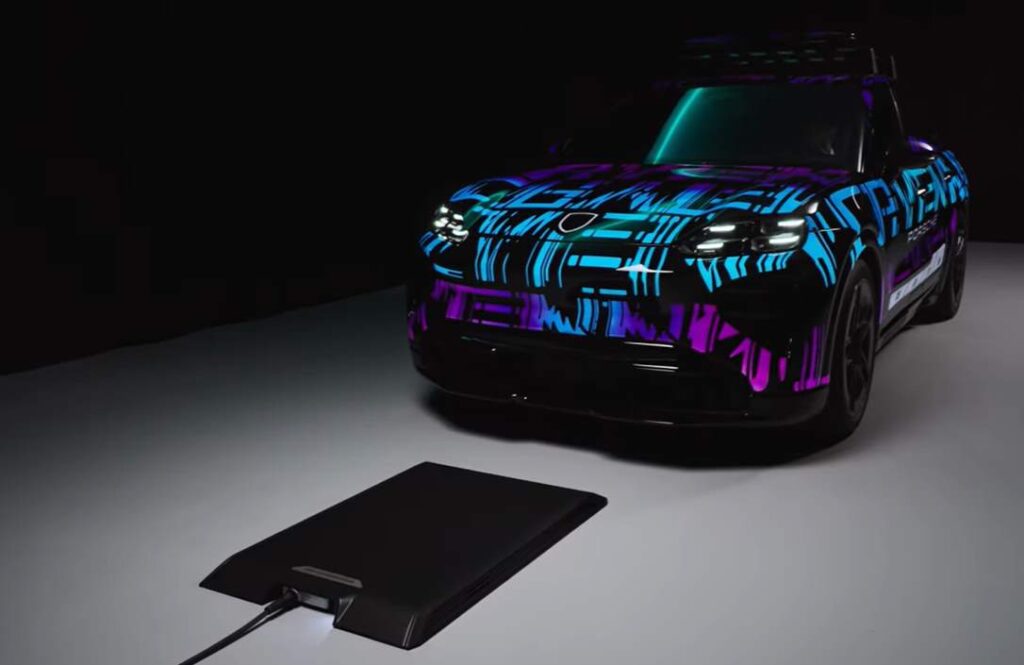Porsche Cayenne EV nabíjanie