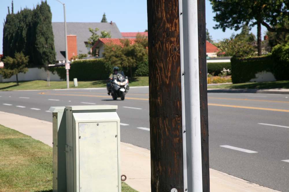 Radar a motocykel