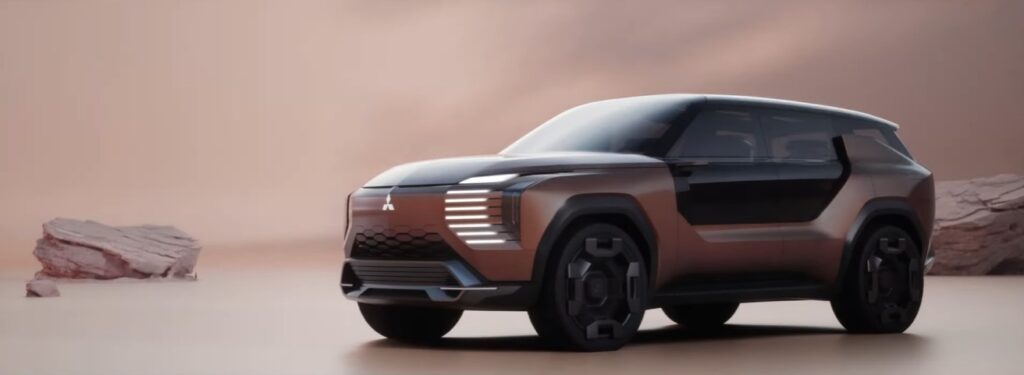 Nový koncept Mitsubishi Elevance šokuje svojím futuristickým a robustným dizajnom.