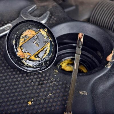 Motor vrchnák oleja