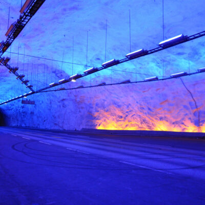 Lærdal Tunnel v Nórsku