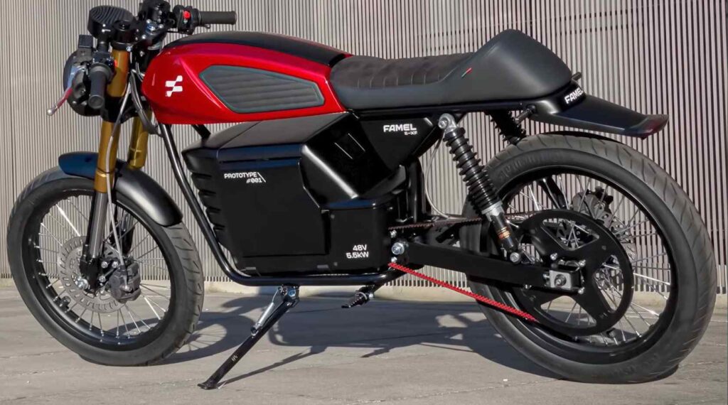 Famel FX elektrický motocykel