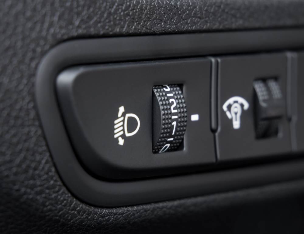 Koliesko regulácie dosahu svetlometov