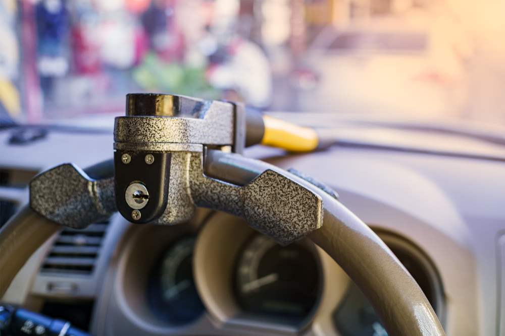 Mechanické zabezpečenie volantu