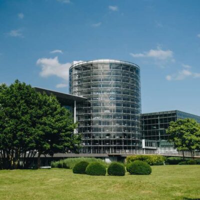 Sklenená továreň v Drážďanoch