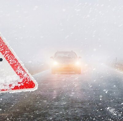 A8 nebezpečie sneh, šmyk