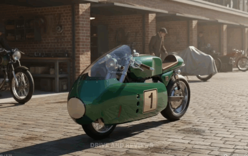 Compass Rose Circulator má rotačný motor integrovaný priamo v zadnom kolese. Futuristický dizajn ignoruje všetky konvencie.