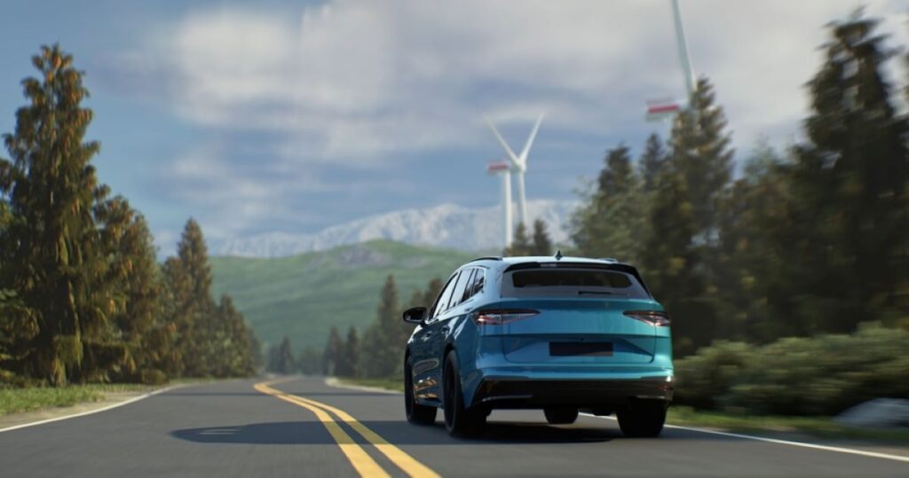 Elektromobil na ceste