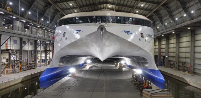 Incat Hull 096: Najväčšia elektrická loď sveta úspešne absolvovala prvé skúšky