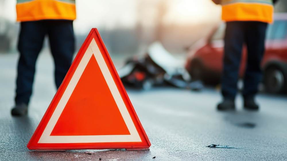 Trojuholník dopravná nehoda