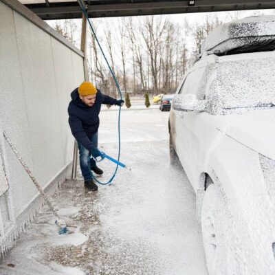 Umývanie auta v zime