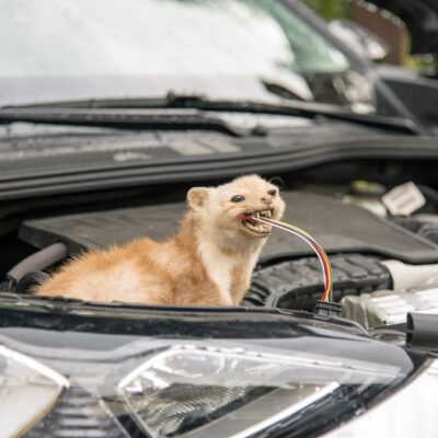 Kuny a hlodavce vyhľadávajú teplý motorový priestor v zimných mesiacoch. Prehryzávajú káble a hadice a spôsobujú škody za stovky eur.