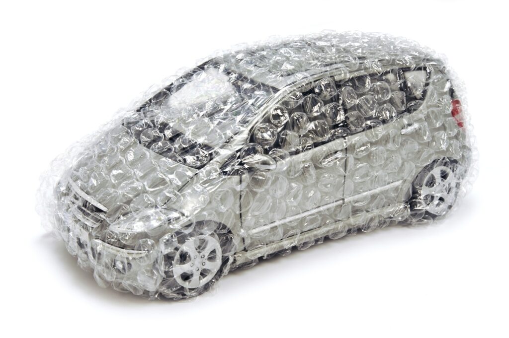 Bublinková fólia na čelnom skle