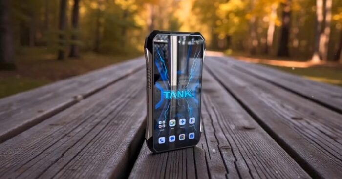 8849 Tank X: Odolný telefón s projektorom pre vodičov, turistov a relax na cestách