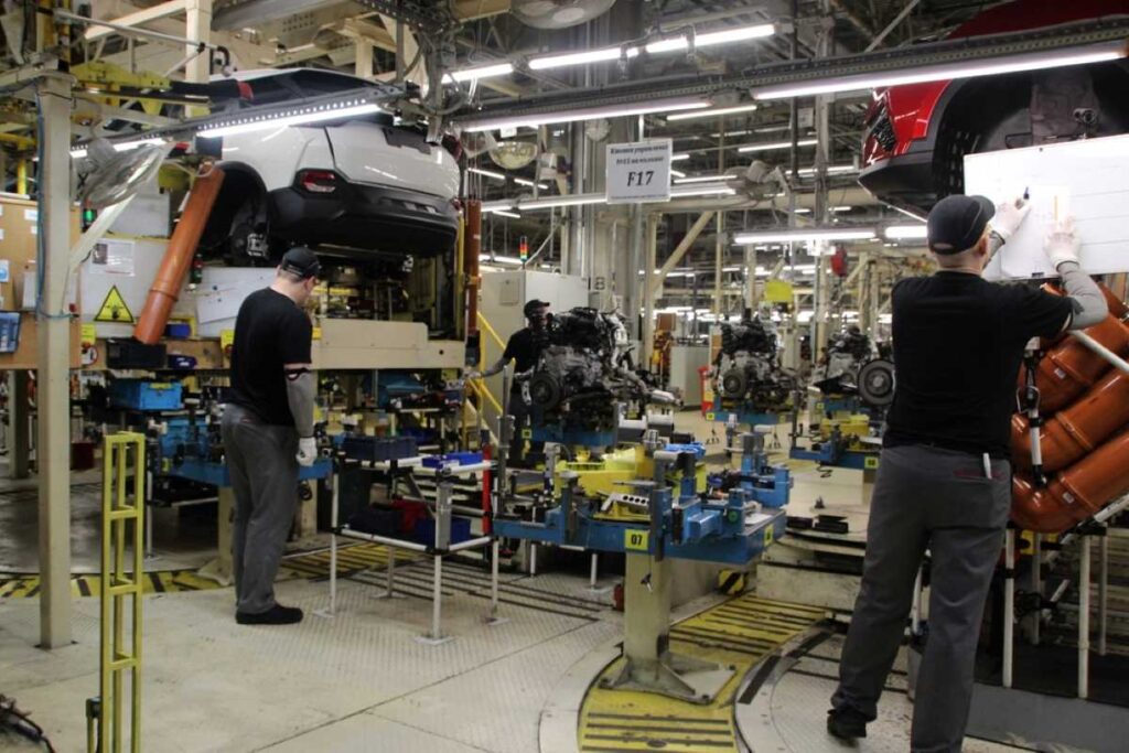 Hyundai závod v Petrohrade