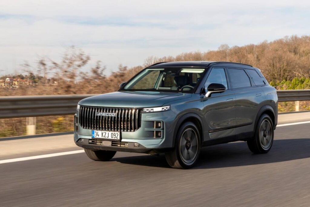 Jaecoo 7 Čínske auto na ceste