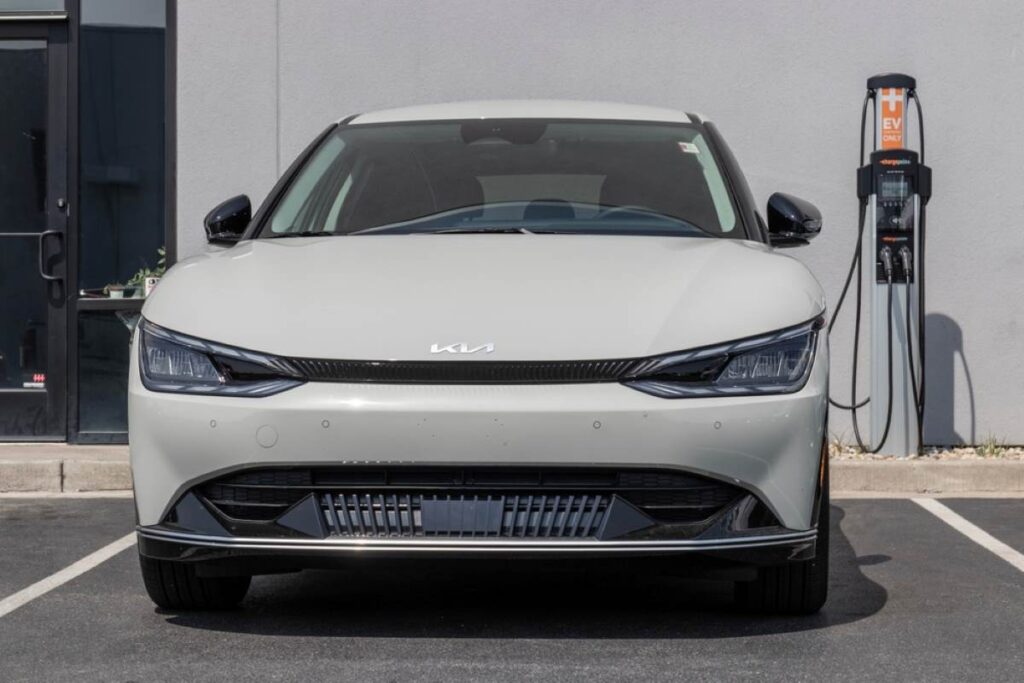 KIA EV6 nabíjanie