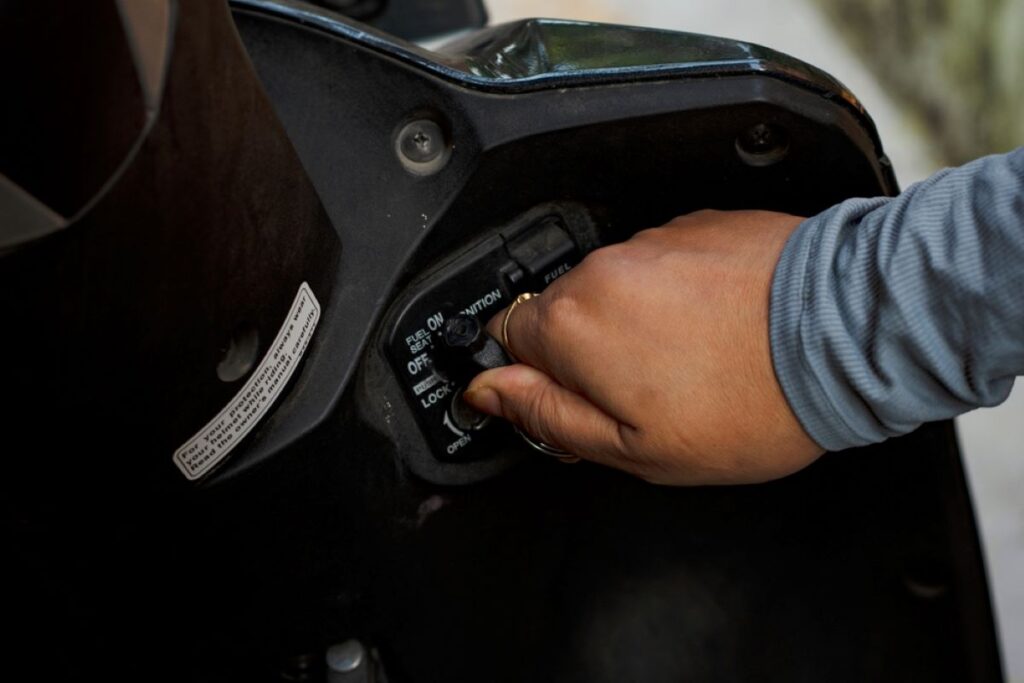 Štartovanie motocykla v zime