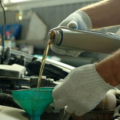 Výmena oleja v motore