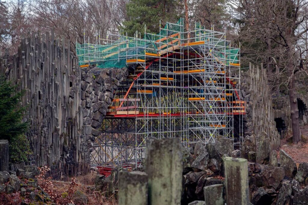 Rakotzbrücke rekonštrukcia