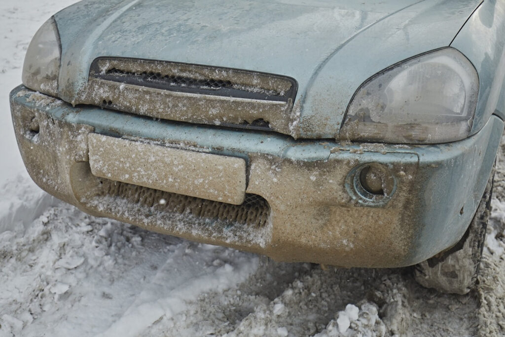 znečistené evidenčné číslo