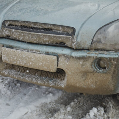 znečistené evidenčné číslo