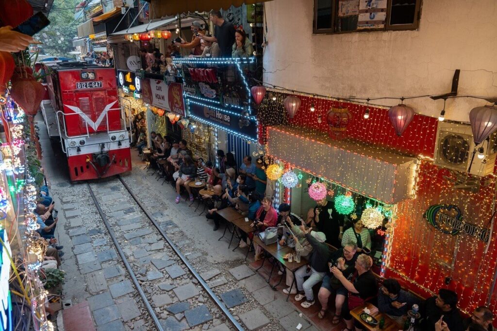 Vlaková ulica v Hanoji