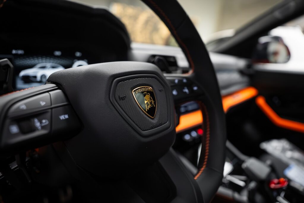 Lamborghini interier