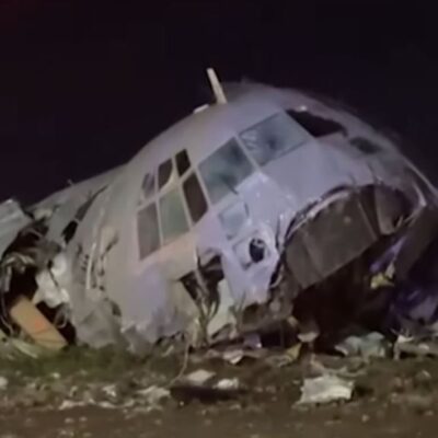 Havarované vojenské lietadlo