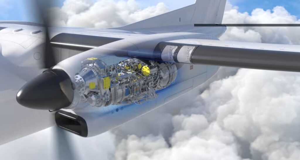 hybrid motor lietadla